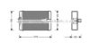 MERCE 2108300561 Heat Exchanger, interior heating